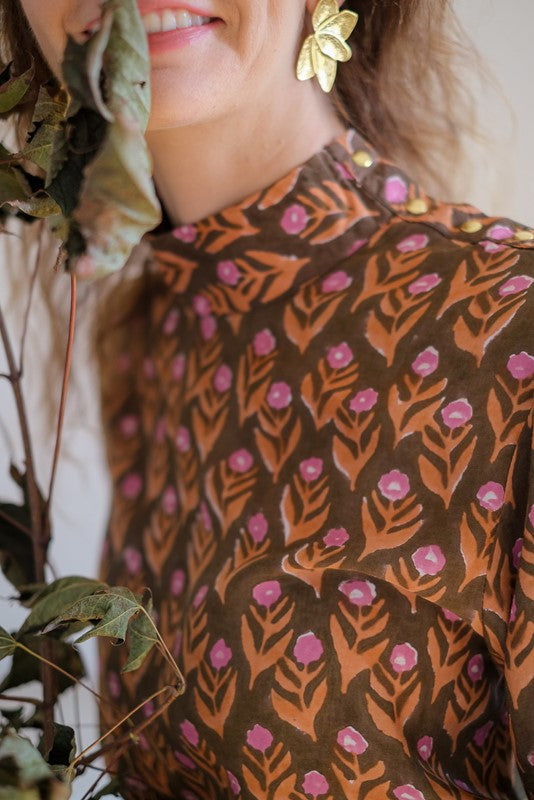 BLOUSE BHUMINE - SIROCCO EUCALYPTUS