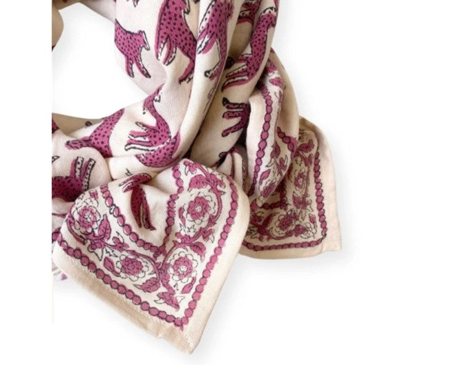 BIG FOULARD LATIKA BENGALE MACADAMIA