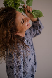 CAMICIA NINFEA MARINA