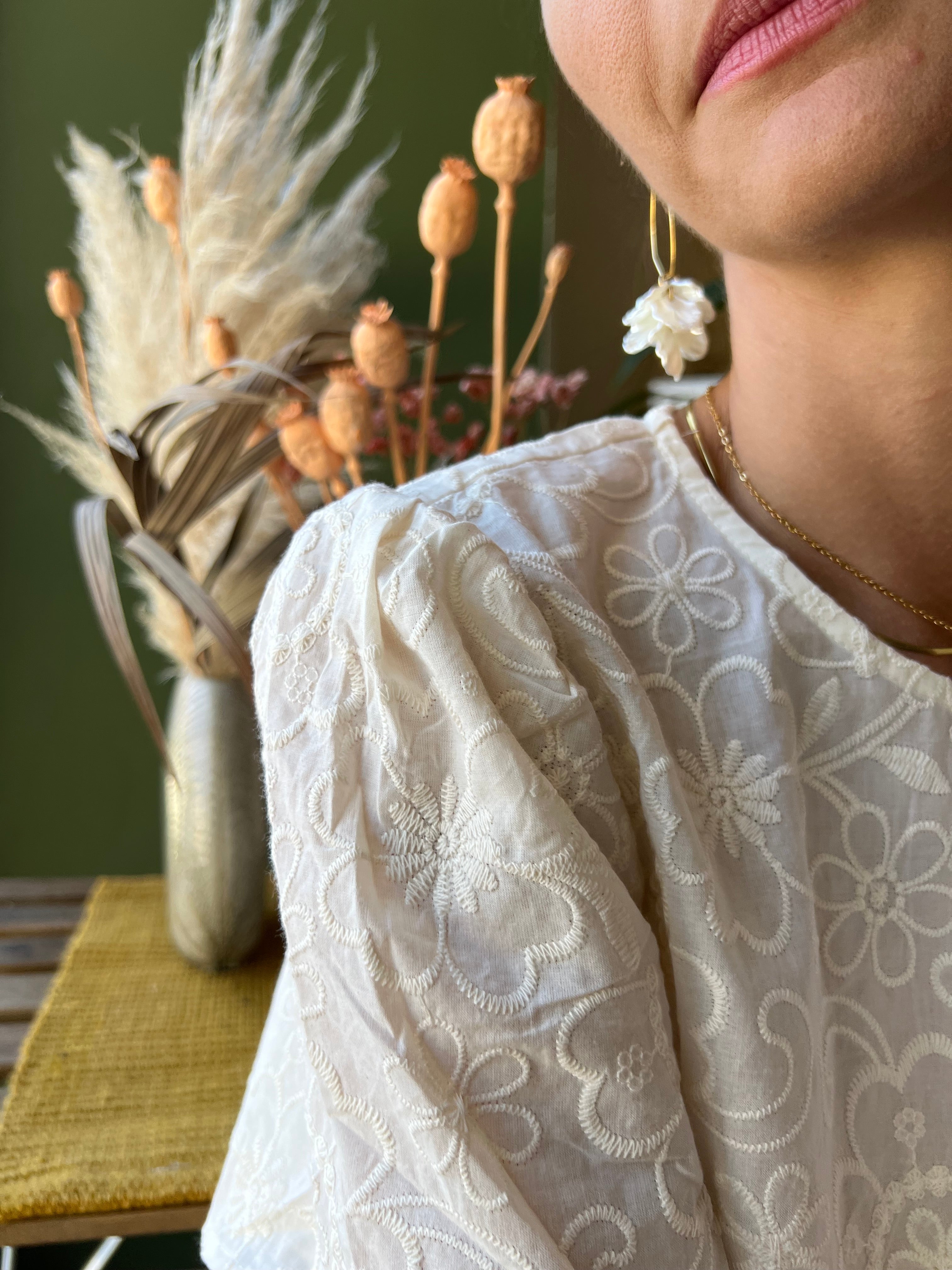 ORECCHINI PETALI D'ONDA