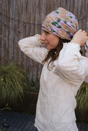 BIG FOULARD LATIKA BLOOM LAVANDE