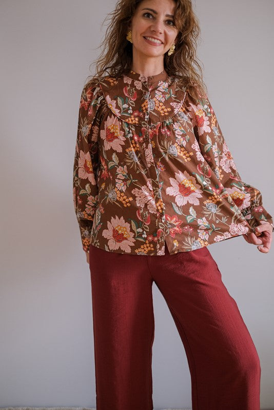 CAMICIA IRIS AZZURRA