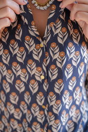 BLOUSE BALAJI - SIROCCO INDIGO