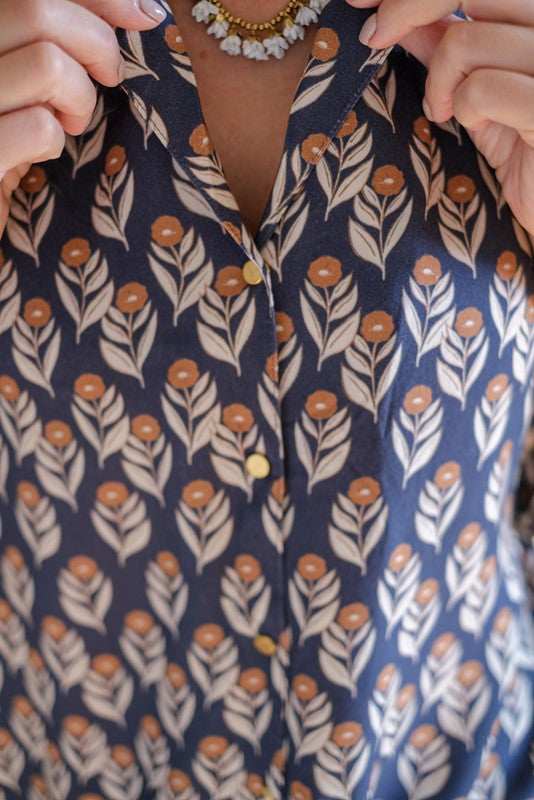 BLOUSE BALAJI - SIROCCO INDIGO