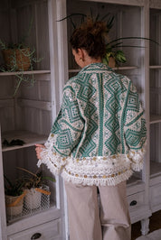 KIMONO MEDAGLIE VERDE