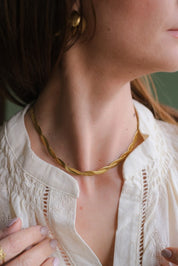 COLLANA SNAKE INTRECCIO