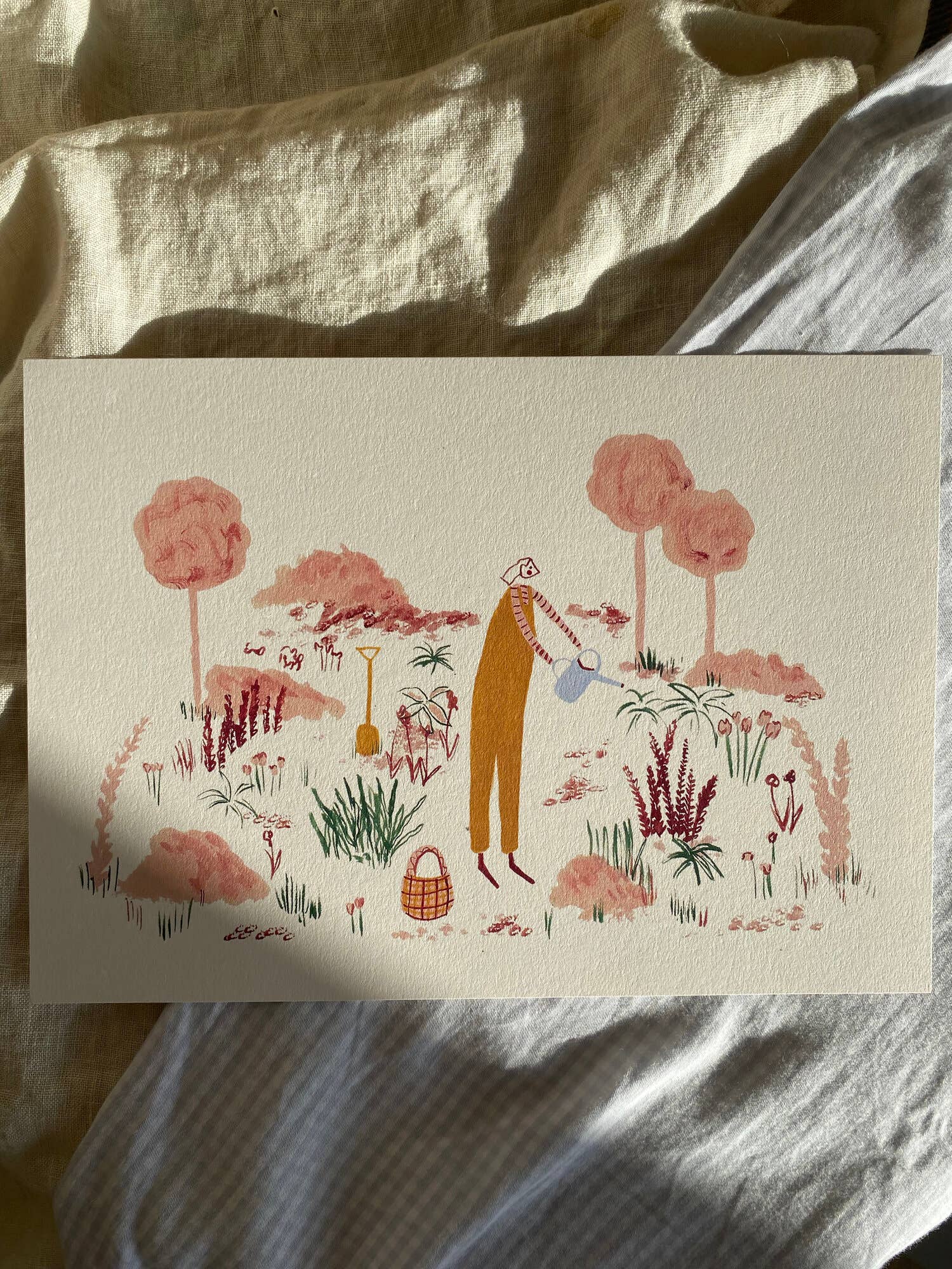 Stampa A4 - In giardino