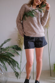SHORTS SPIGA NERO