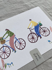 Carta Off on a Bike Ride