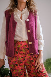 PANTALON JAIMINI -  COQUELICOT