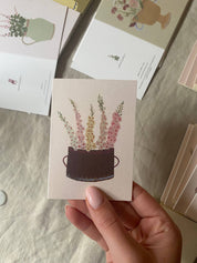 Mini carta Delphiniums
