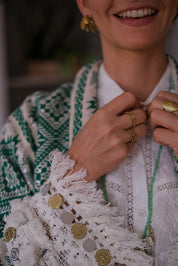 KIMONO MEDAGLIE VERDE