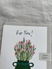 Biglietto Flowers for You
