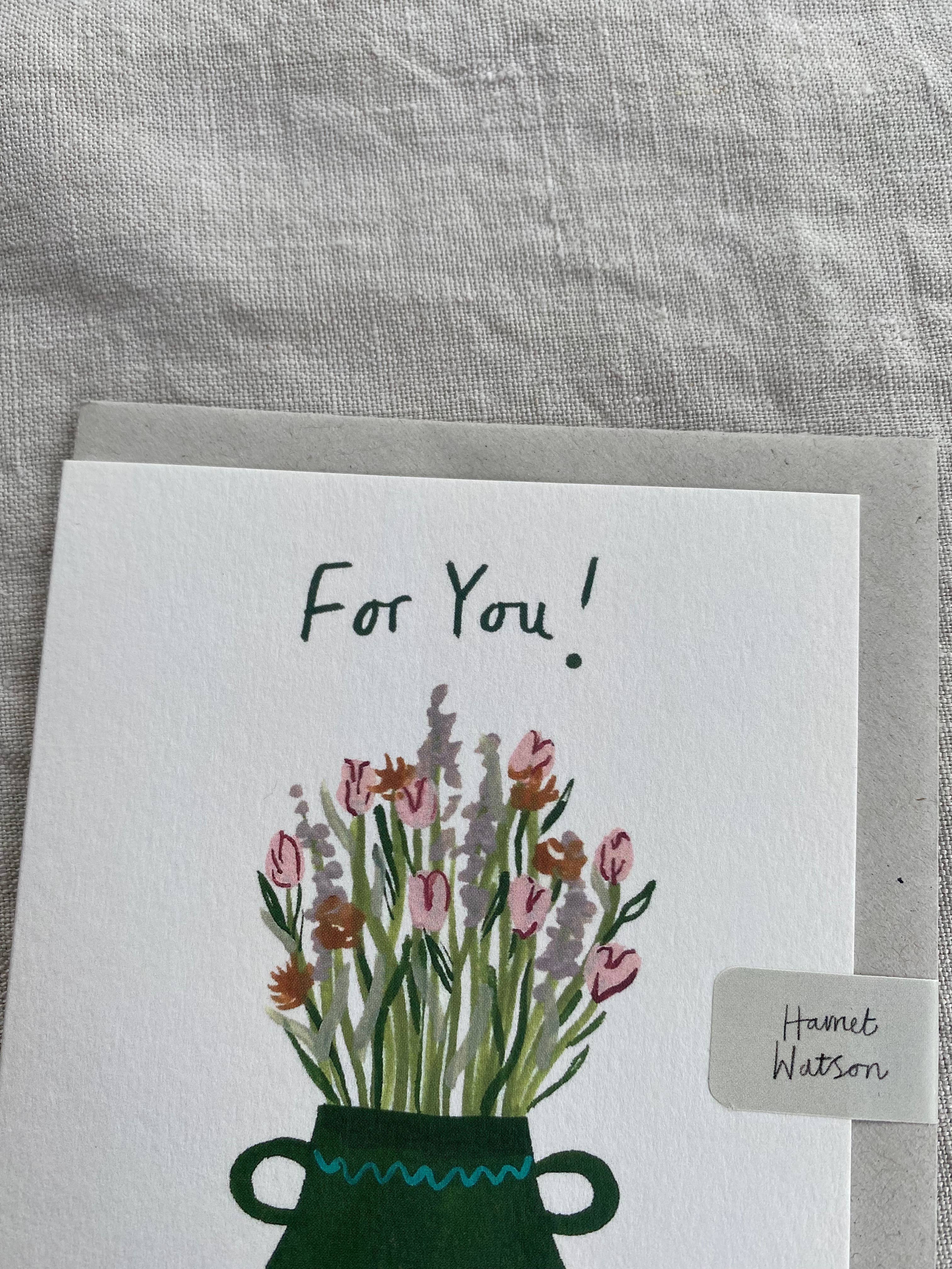 Biglietto Flowers for You