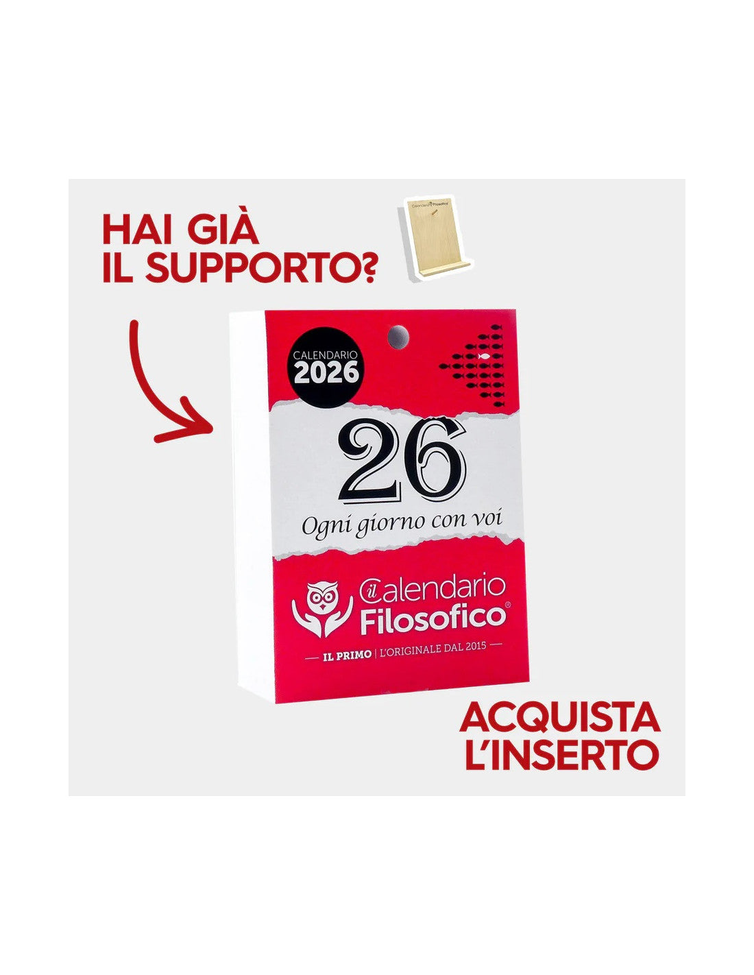 CALENDARIO FILOSOFICO RICARICA 10X14CM