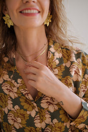BLOUSE BALAJI - DAHLIA KAKI