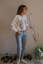 CAMICIA BOHO VERDE