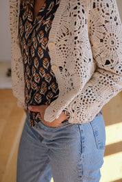 CROCHET CARDIGAN PAMPASITA