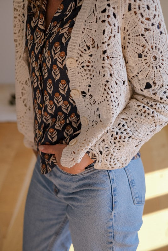 CROCHET CARDIGAN PAMPASITA