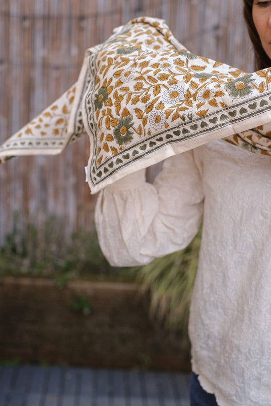 BIG FOULARD LATIKA CUR MACADAMIA