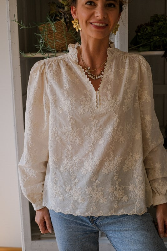 CAMICIA FLOWERLATTE