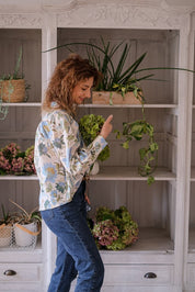 CAMICIA IRIS AZZURRA