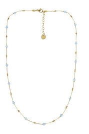 COLLANA CRISTALLINI AZZURRA