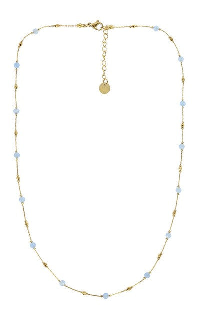 COLLANA CRISTALLINI AZZURRA