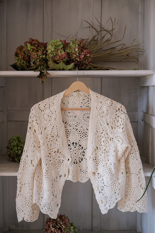 CROCHET CARDIGAN PAMPASITA