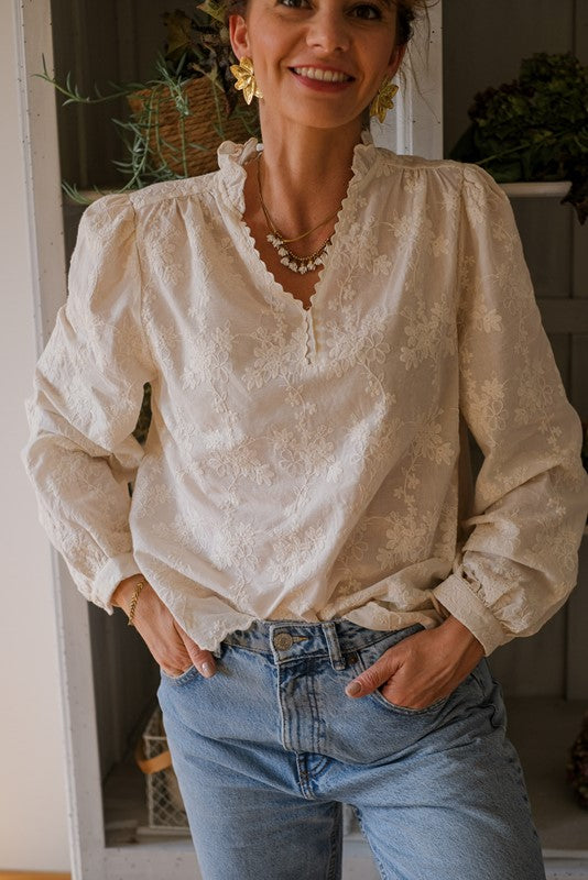 CAMICIA FLOWERLATTE