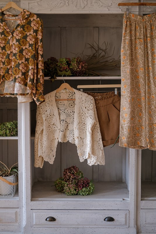 CROCHET CARDIGAN PAMPASITA