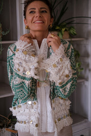 CAMICIA RICAMI GARDENIA