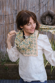 BIG FOULARD LATIKA SOLEIL CITRON