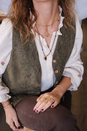 GILET CAMOSCIO MUSCHIO