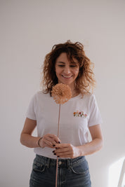 T-SHIRT RICAMI TASCHINO