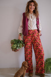 PANTALON JAIMINI -  COQUELICOT