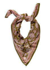 GRAND FOULARD INDIEN  MATIRA VERDE
