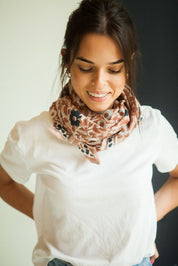 BIG FOULARD LATIKA CUR PRALINE