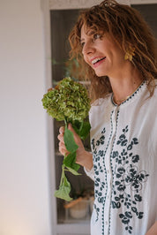 CAMICIA BOHO VERDE