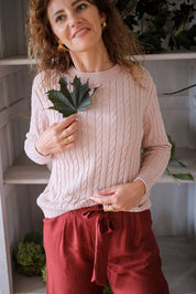 PANTALONI AGNES BOURGUNDY