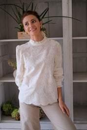 CAMICIA RICAMO FIORDILATTE