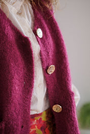 GILET AMARANTO