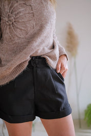 SHORTS SPIGA NERO