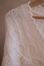 CARDIGAN LUNARIA ECRU