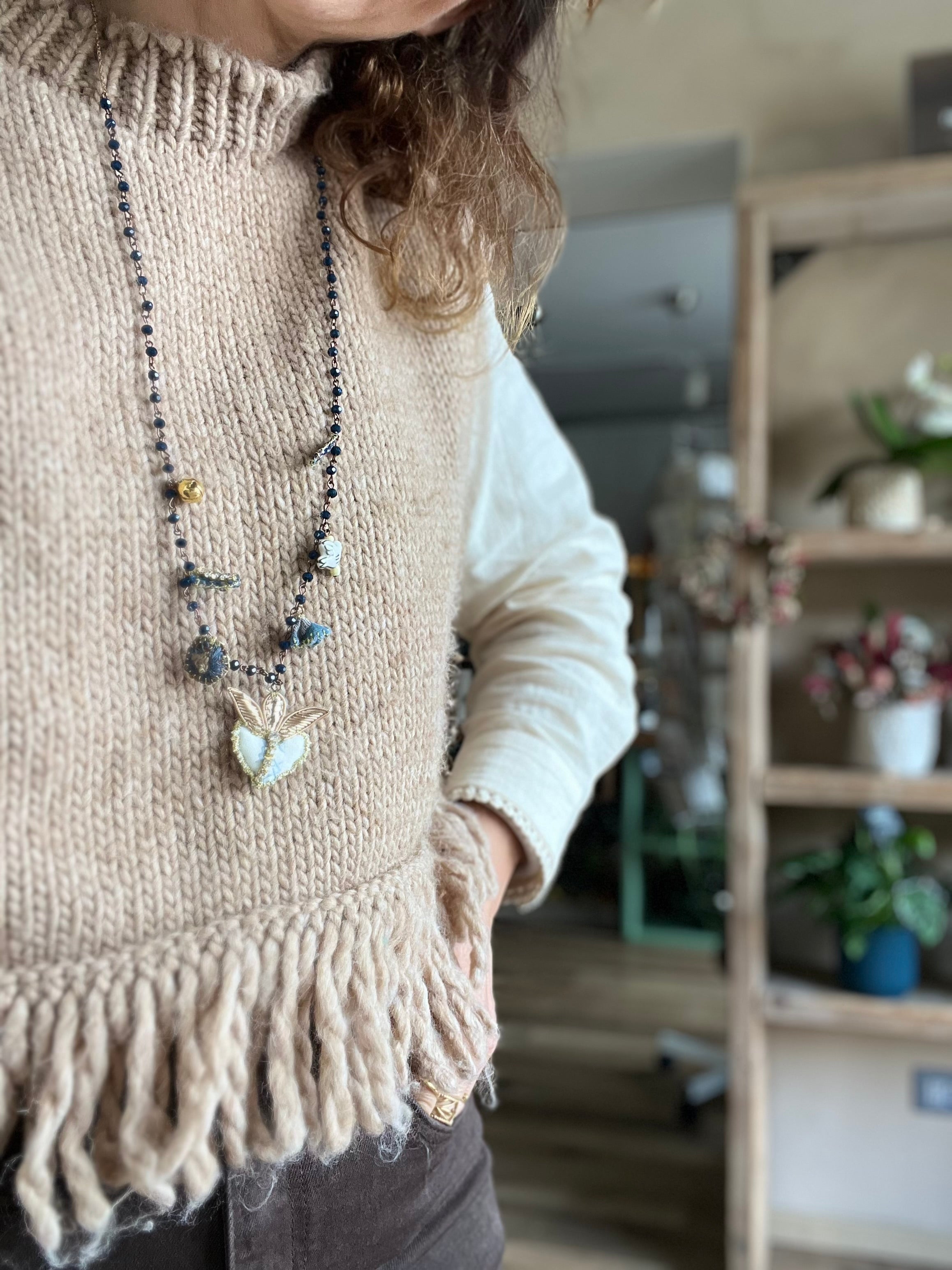 COLLANA ROSARIO GARDEN AMULETO