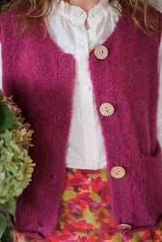 GILET AMARANTO