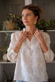 CAMICIA FLOWERLATTE