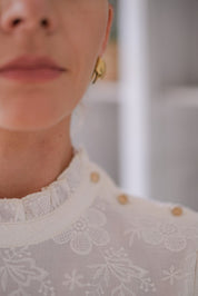 CAMICIA RICAMO FIORDILATTE