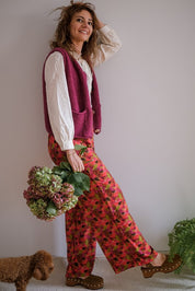 GILET AMARANTO