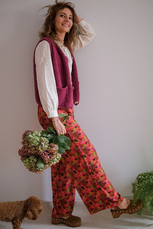 GILET AMARANTO